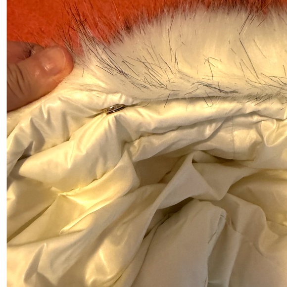 ZARA ecru removable hood water and wind protection puffer winter coat NWOT - Picture 9 of 16